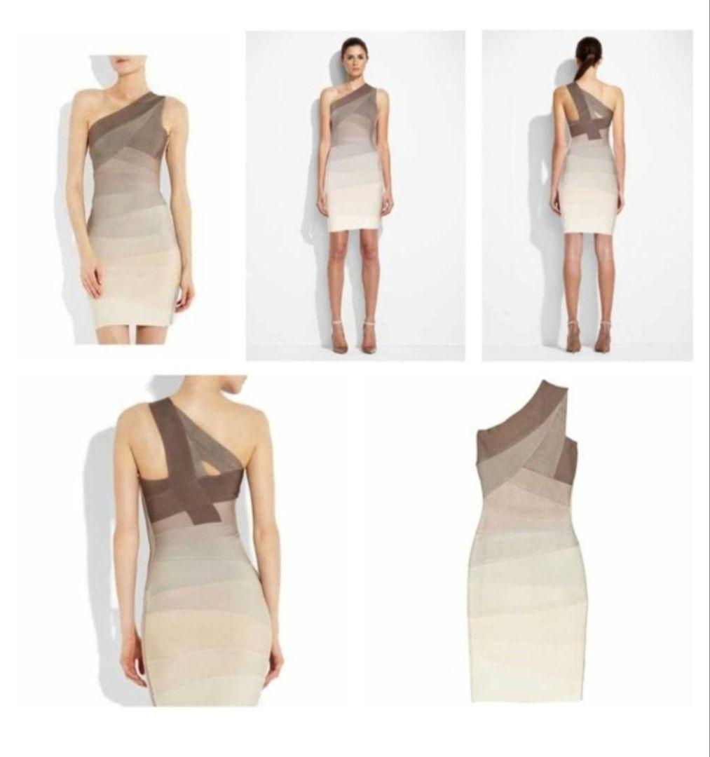 HERVE LEGER♡ワンショルダーバンテージミニドレス