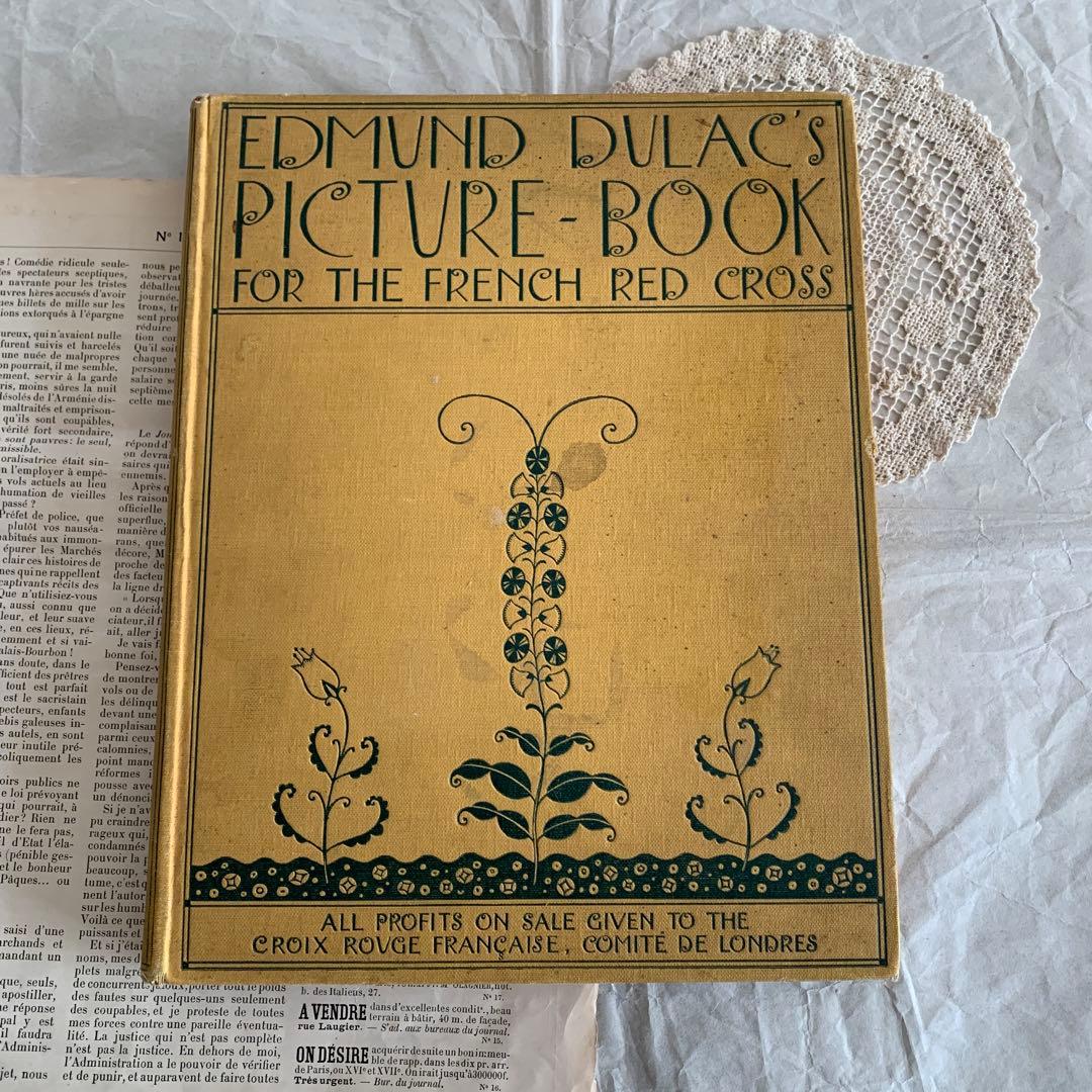 1915年デュラック稀少で美しいアンティーク古書　洋書　絵本　画集　児童書