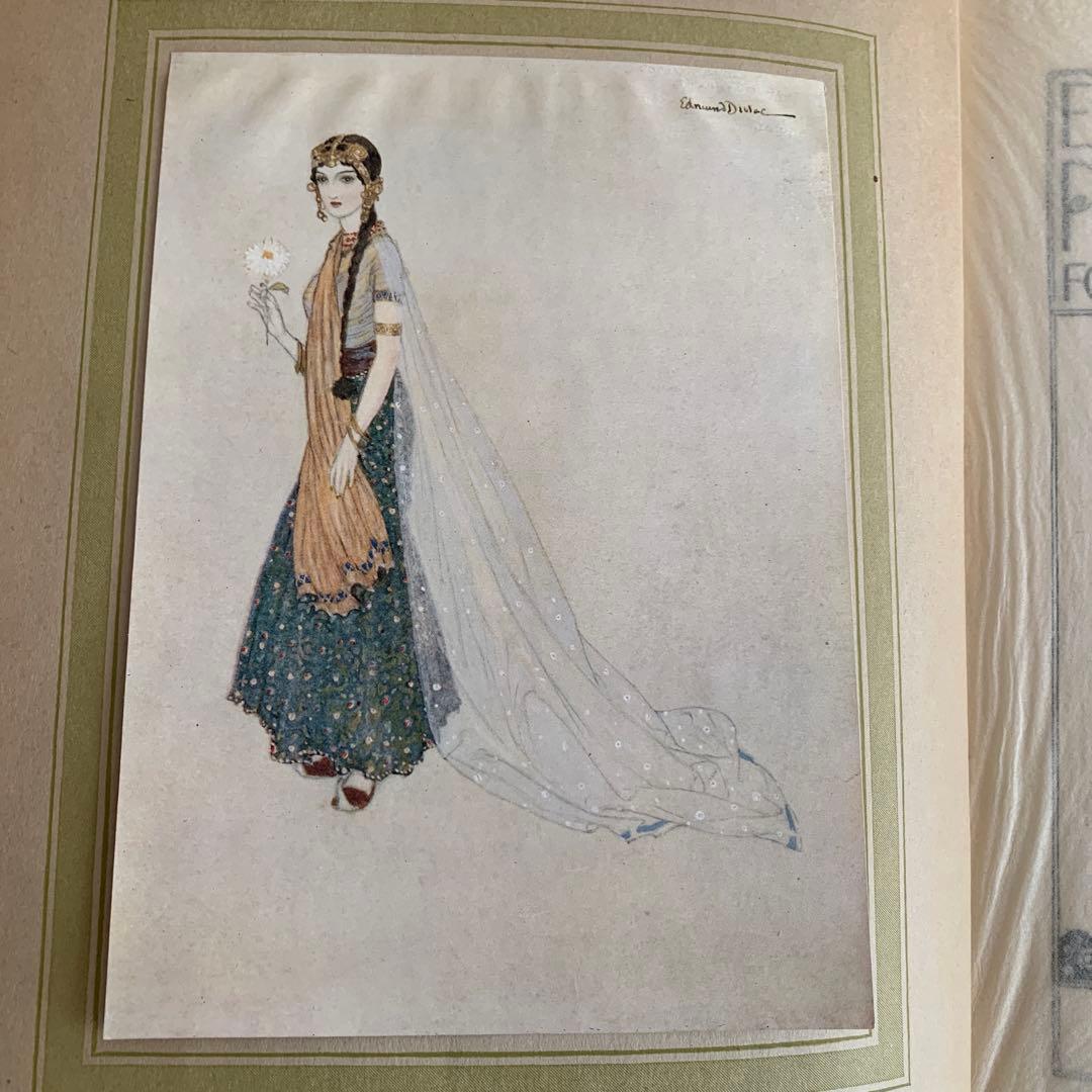 1915年デュラック稀少で美しいアンティーク古書　洋書　絵本　画集　児童書