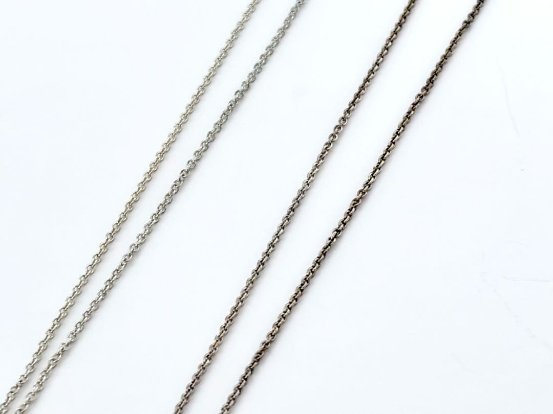 ティファニー 925 オープンハート スモールクロス シルバー ネックレス