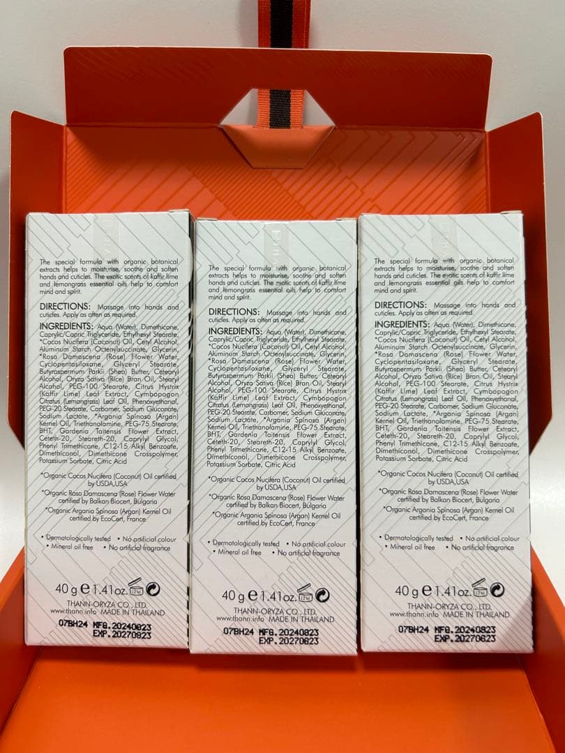 THANN Oriental Essence Hand Cream 3個セット