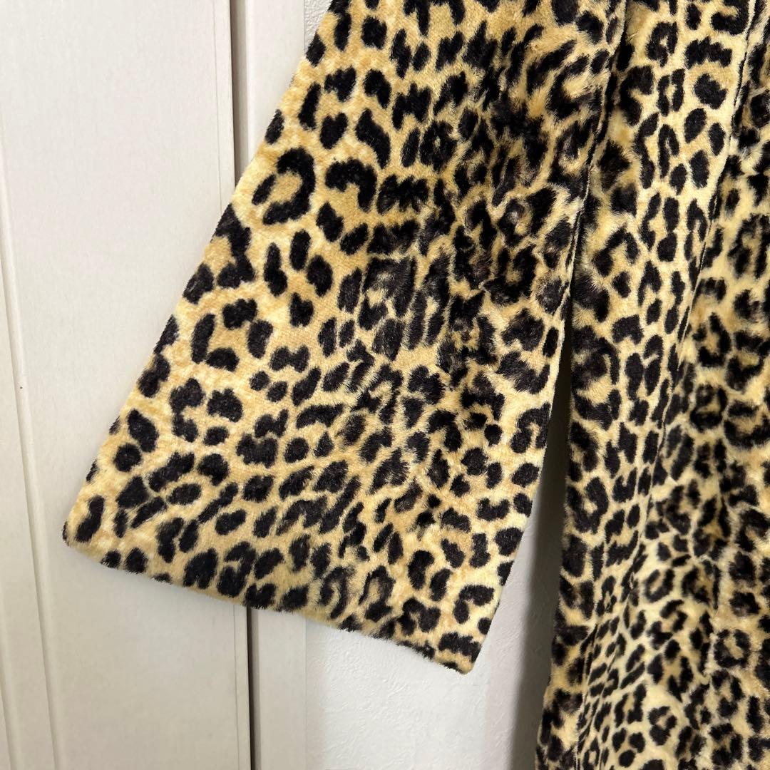 60'svintageレオパードワンピース 50’sロカビリー　モッズ　豹柄