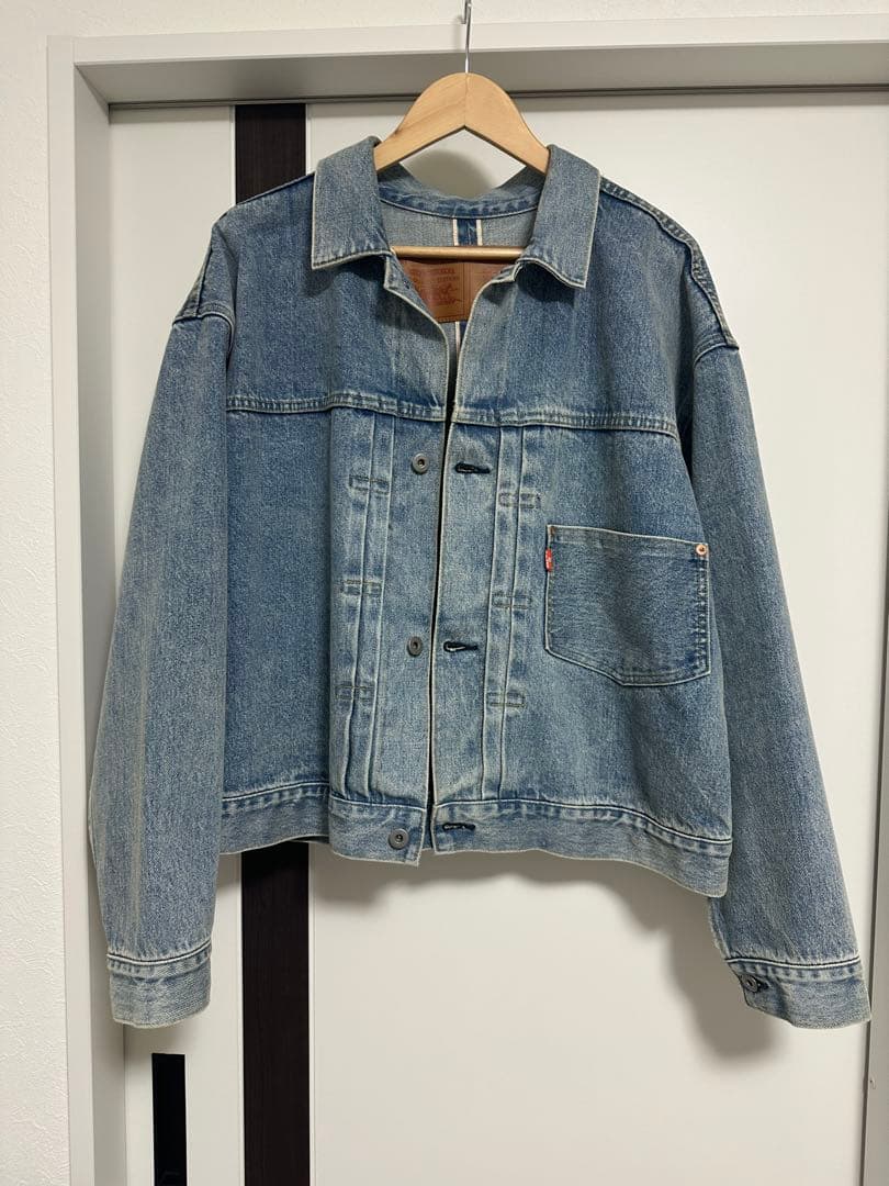 levi's × beams super wide denim jacket