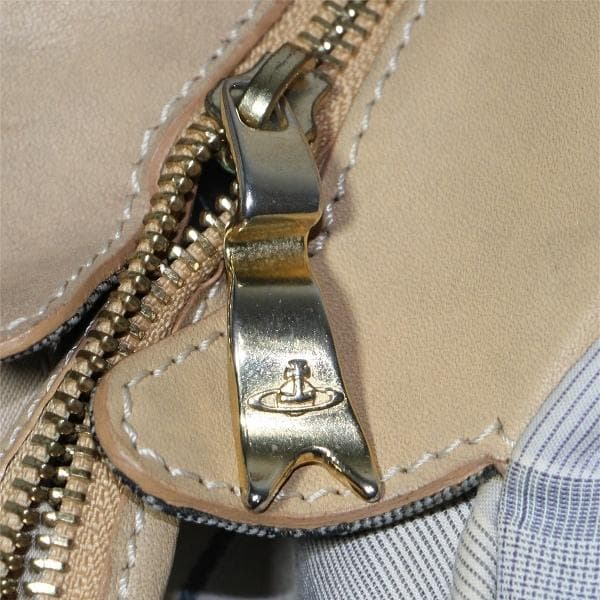 か*ギ様 ヴィヴィアンウエストウッド ハンドバッグ 2way オーブ金具 チェッ