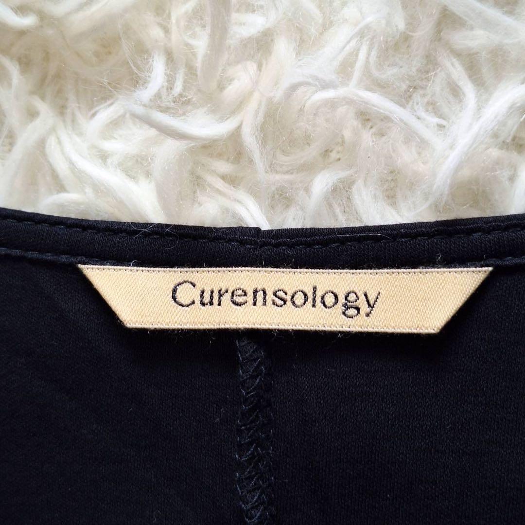 未使用タグ付✨カレンソロジー スムースロングスリーブ フレアワンピース Vネック