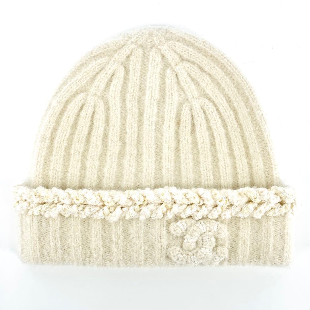 CHANEL シャネル 今期新作 リボンニットキャップ ココ ビーニー