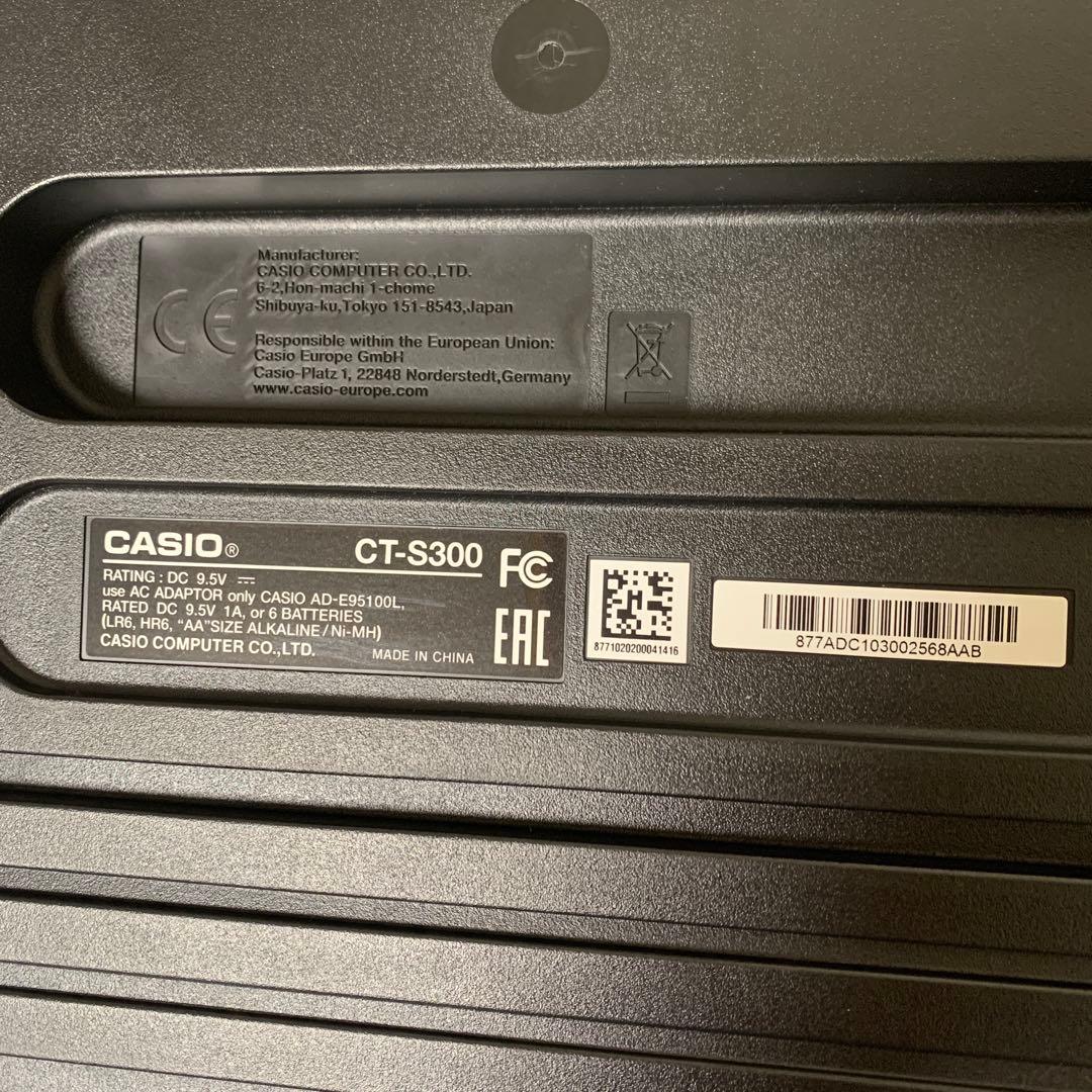 【写真追加】Casiotone CT-S300 61鍵 キーボード