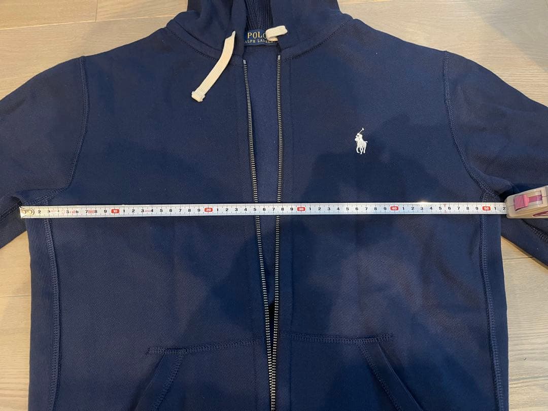 ラルフローレン レディース Mサイズ ジップパーカー ネイビー 海外品
