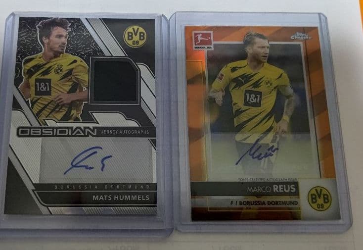 フンメルス、ロイスの直筆サイン入りカード