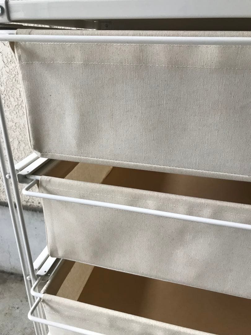 無印良品　 スチール　収納　引き出し　MUJI 帆布 ユニットシェルフ