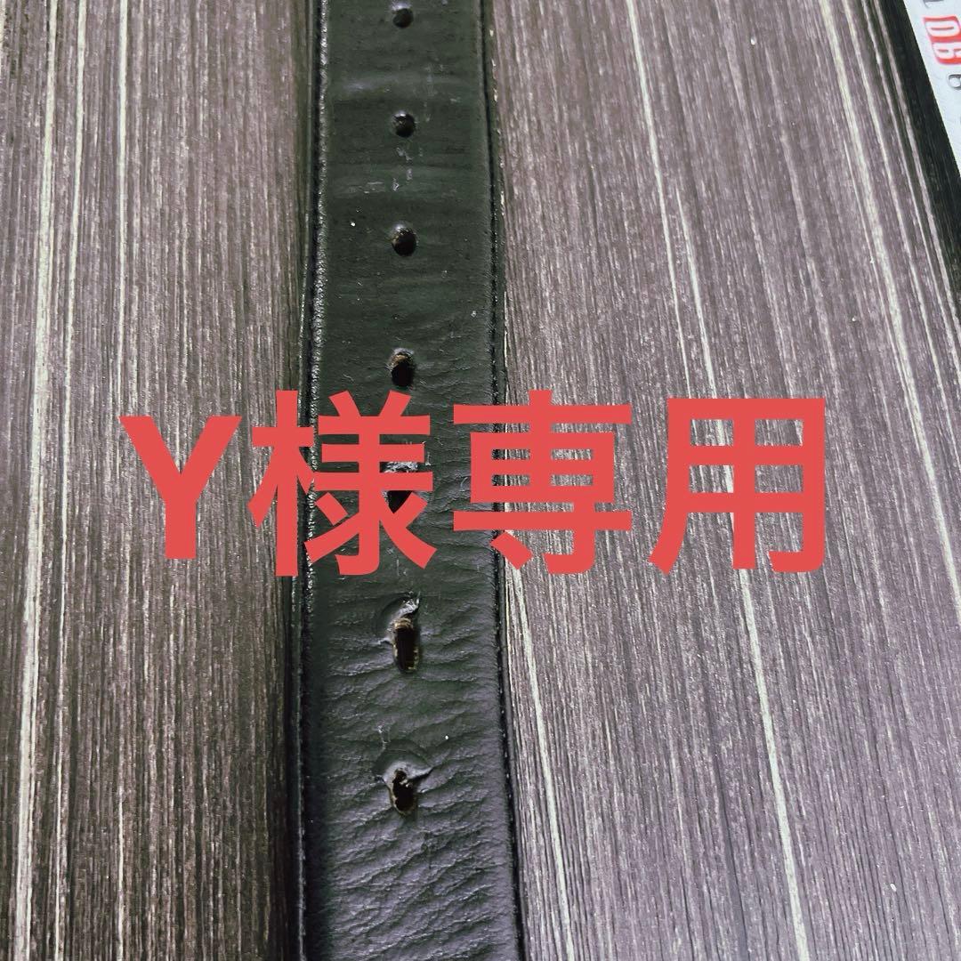 Y クロムハーツ レザーベルト 黒・白・茶