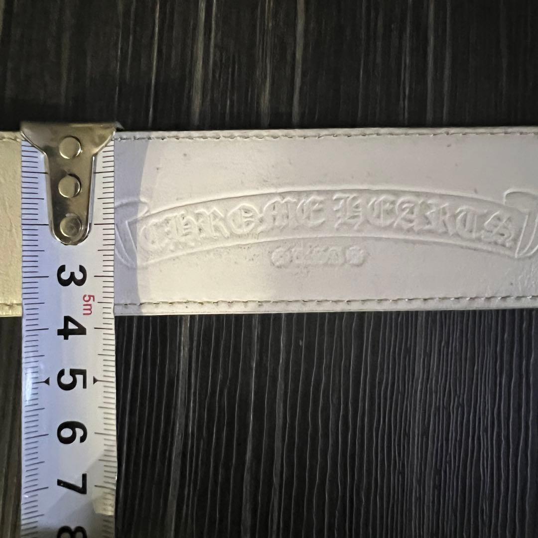 Y クロムハーツ レザーベルト 黒・白・茶