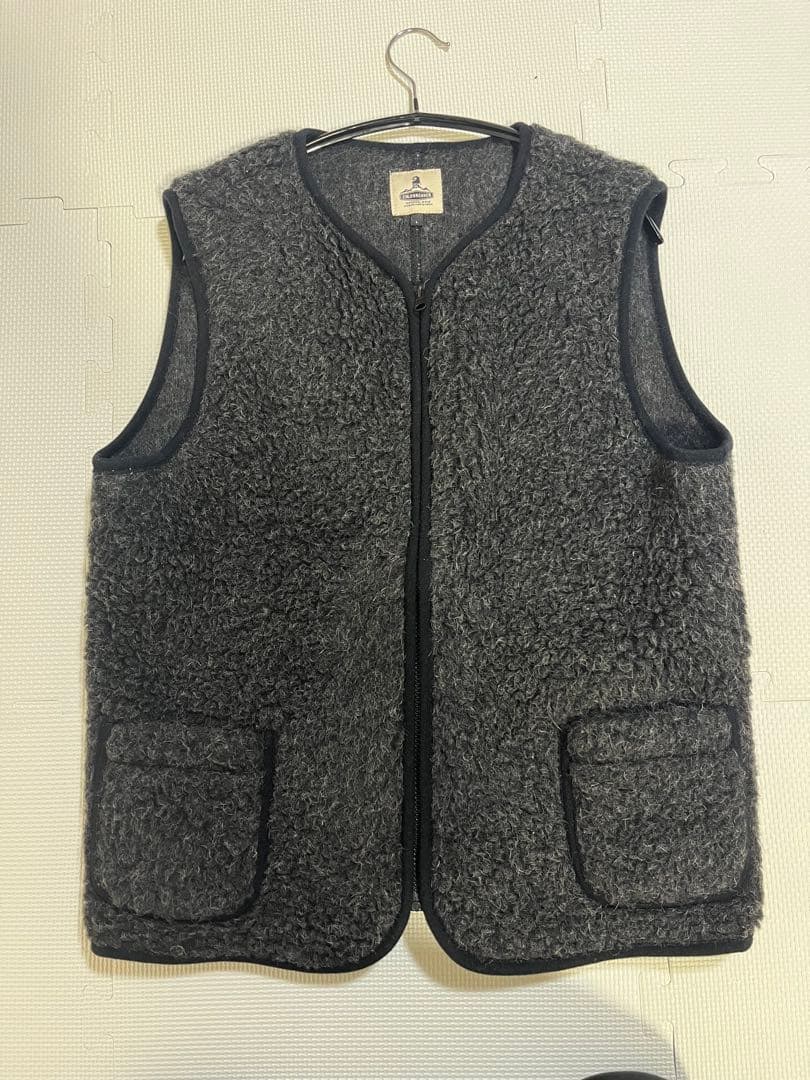 COLD BREAKER フリースベスト グレー