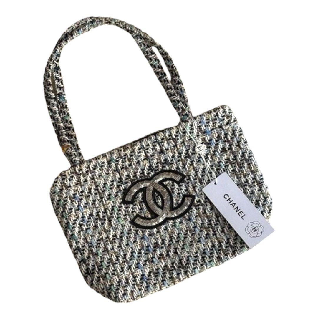 a*r様 【新品未使用】 CHANEL ツイード スパンコール ハンド トートバ