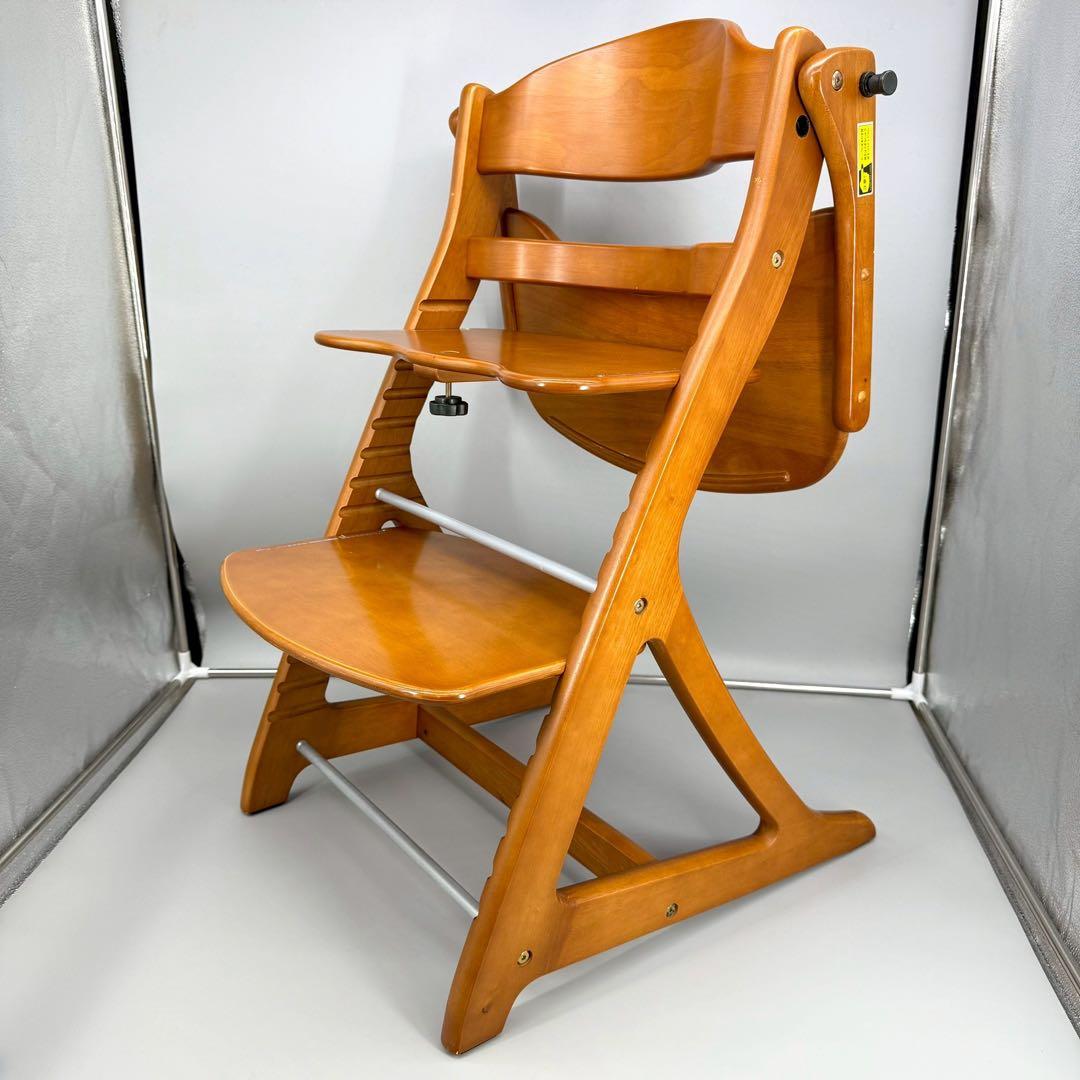 大和屋　すくすくチェアプラス　テーブル付き　YAMATOYA ブラウン