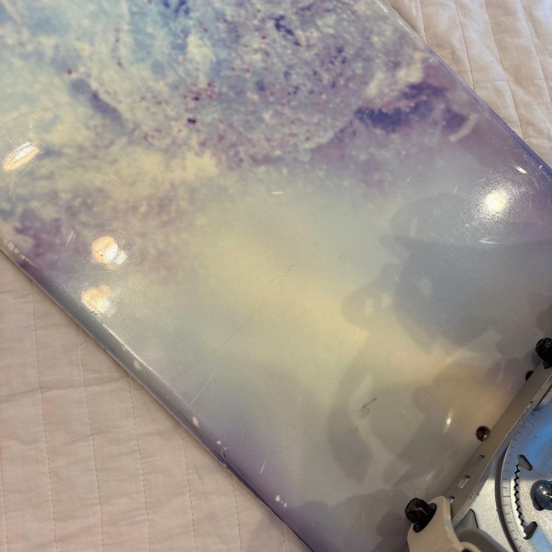 Naked Sycron スノーボード　ブルー　ホワイト　141 cm2点セット