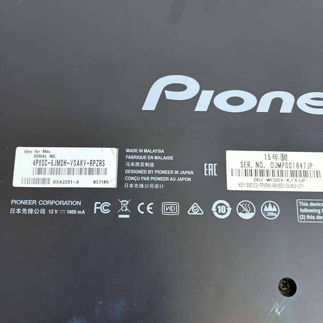 【中古】Pioneer DJコントローラー DDJ-WEGO3