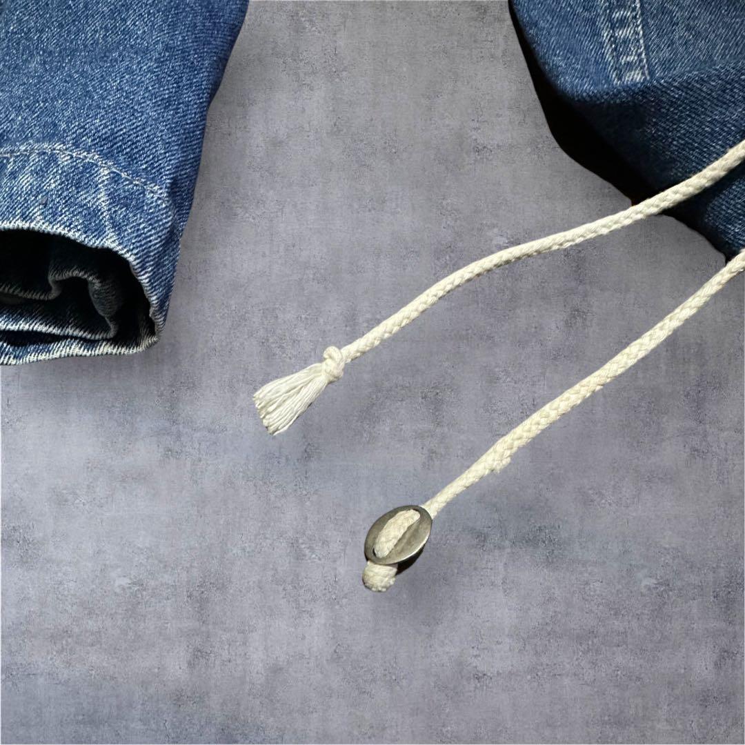 90s デニム プルオーバー アノラック パーカー ほぼGAP ヴィンテージ