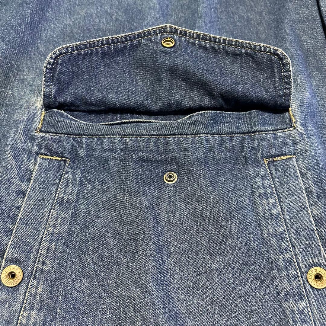 90s デニム プルオーバー アノラック パーカー ほぼGAP ヴィンテージ