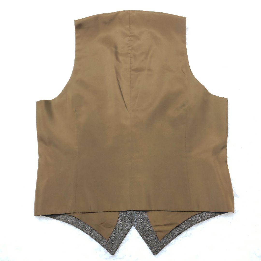 美品 ダーバン スーツ 3P セットアップ D'URBAN 90A4 ブラウン