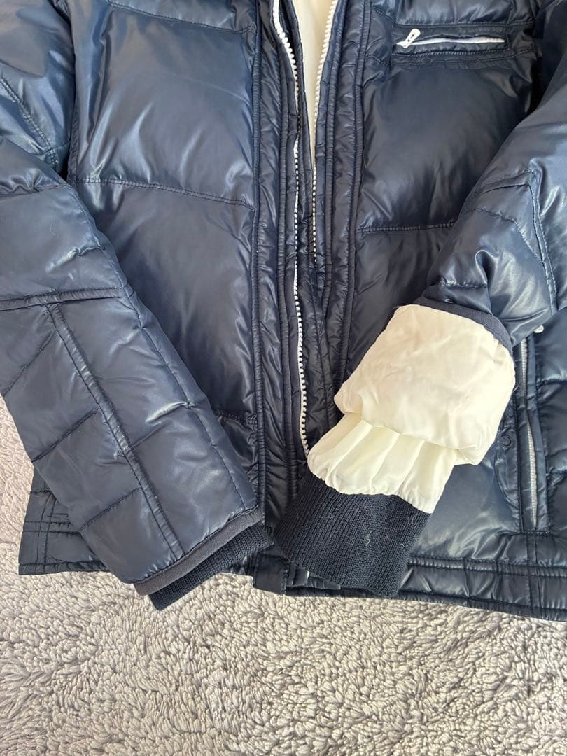 diesel ダウンジャケット　ネイビー　S