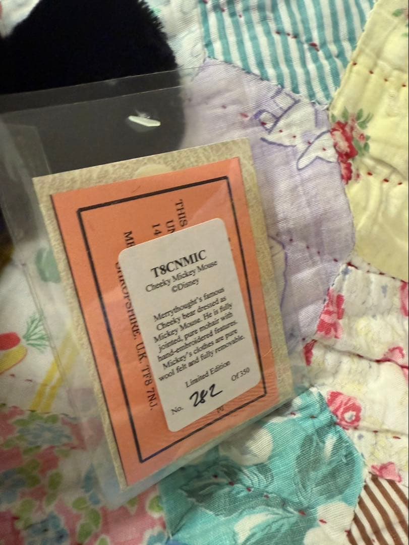 メリーソート社のチーキーミッキーマウス 350体限定の282