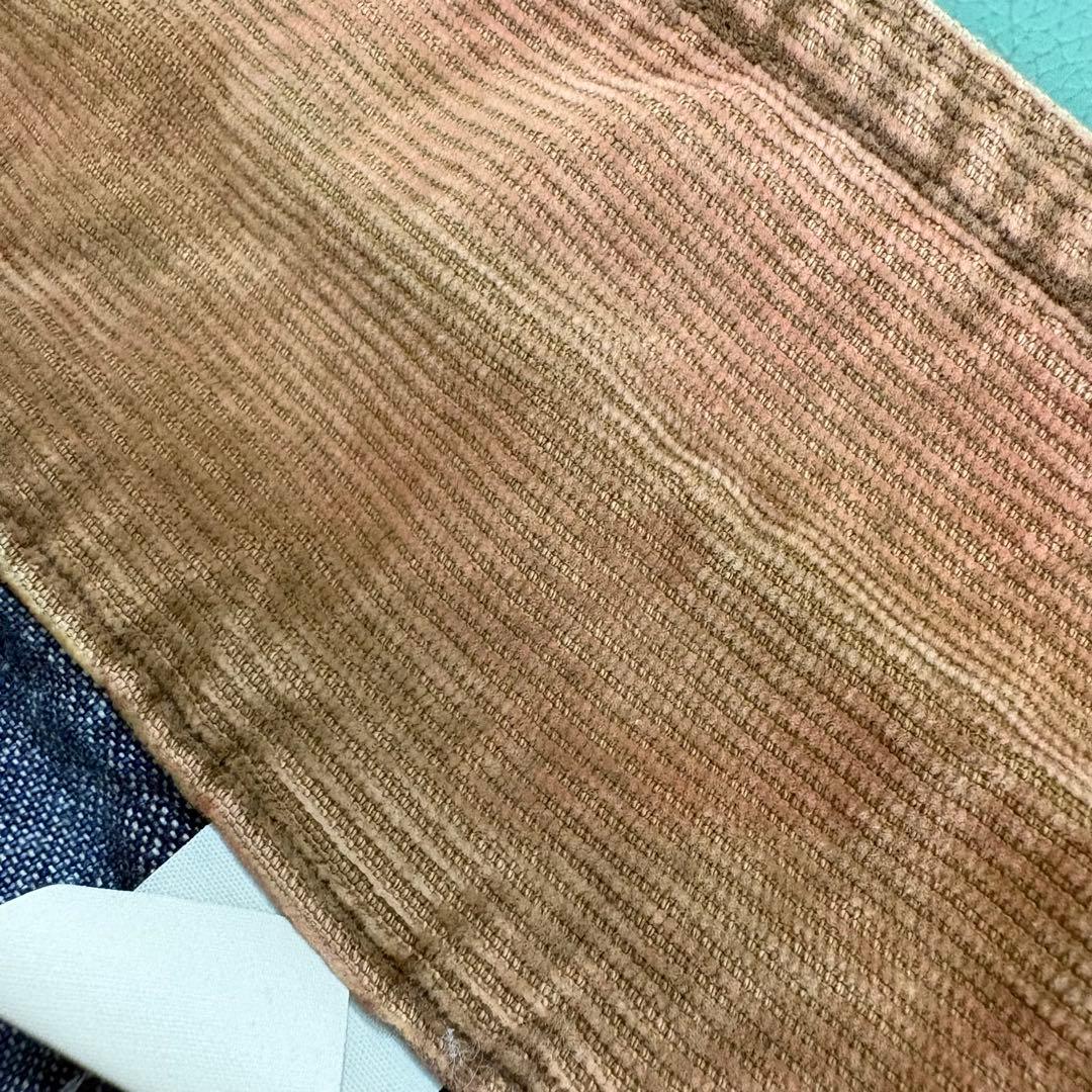 RRL コーデュロイカラー インディゴ デニム ジャケット カバーオール S