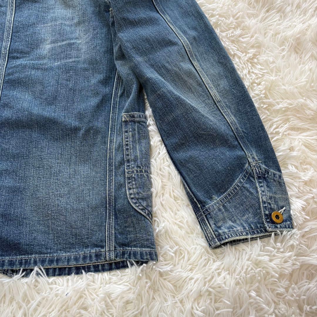 RRL コーデュロイカラー インディゴ デニム ジャケット カバーオール S