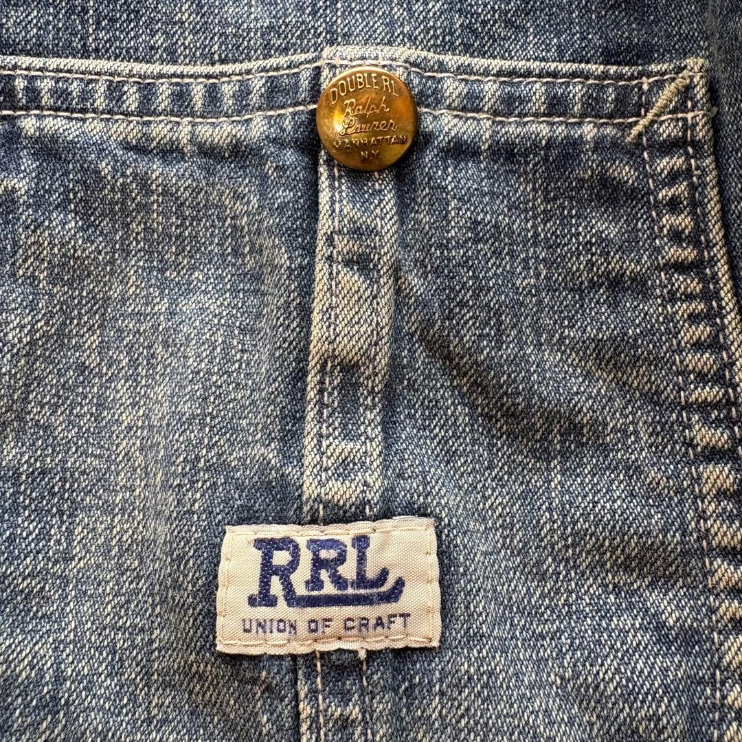 RRL コーデュロイカラー インディゴ デニム ジャケット カバーオール S