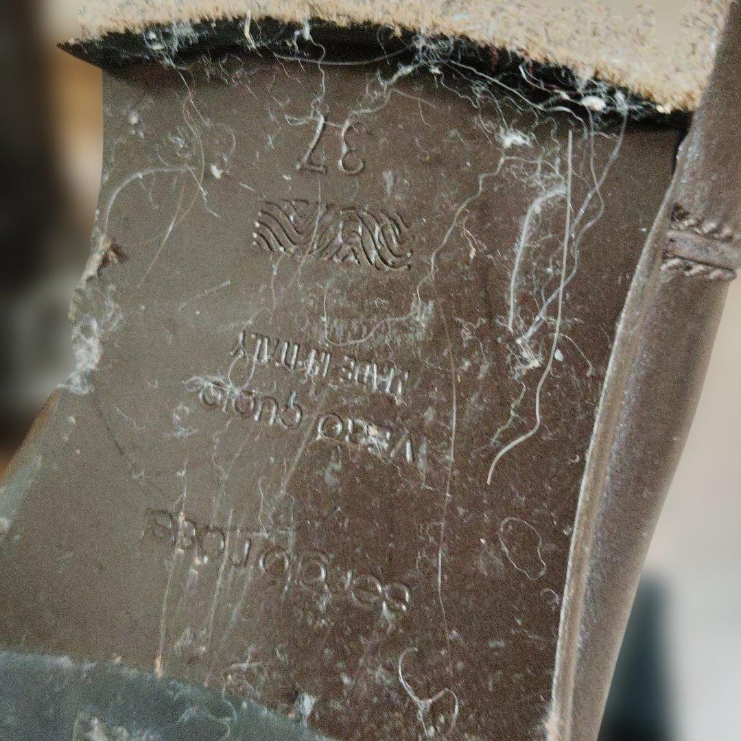 hane様2点おまとめセルジオロッシ　レザーロングブーツ茶37　レディニット