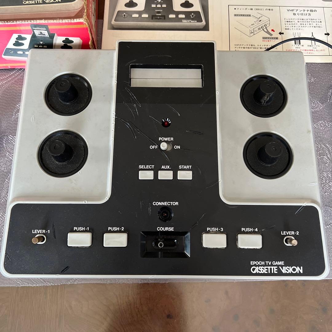 カセットビジョン本体　BIGSPORTS12専用銃　カセットセット