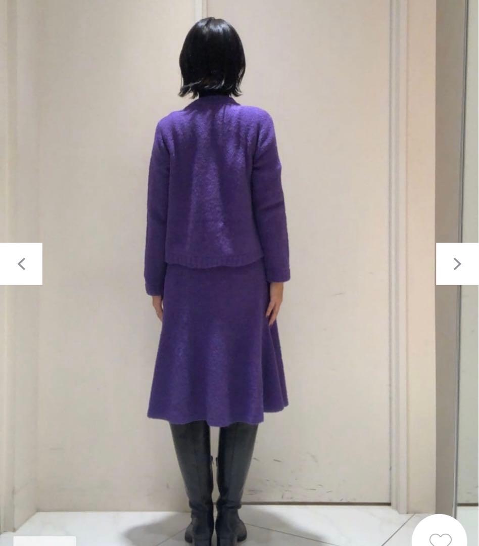 新品タグ付！グレースループヤーンカーデスカートセットアップ　ダイアグラム