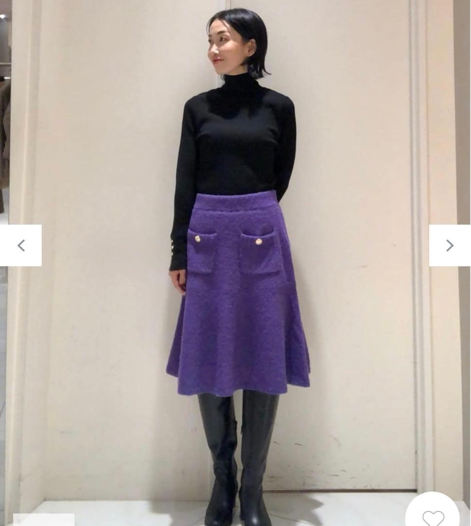 新品タグ付！グレースループヤーンカーデスカートセットアップ　ダイアグラム