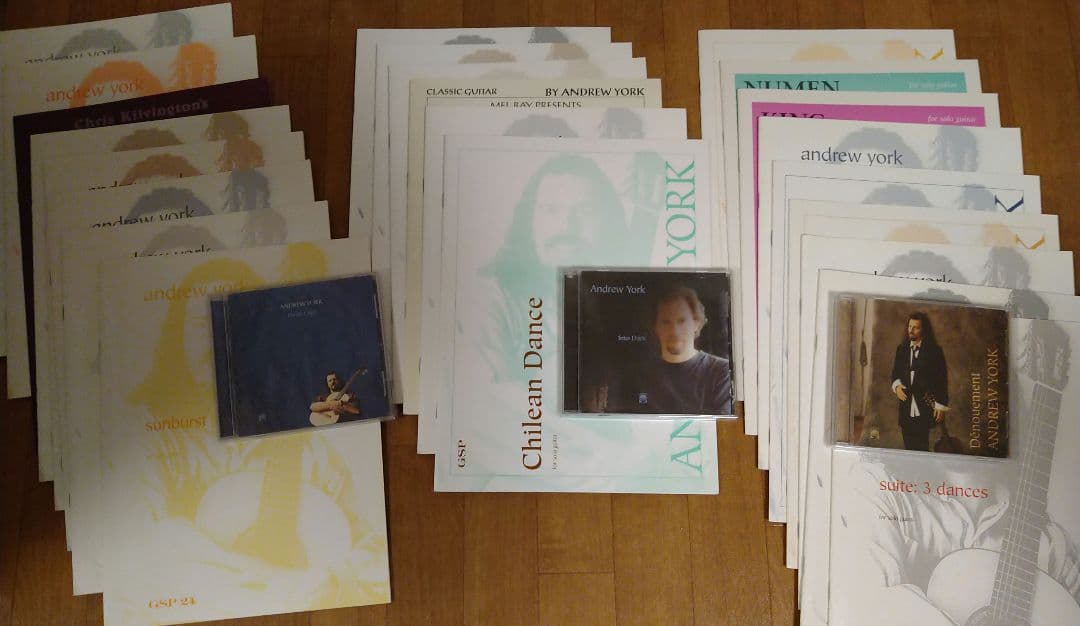 Andrew York アンドリュー・ヨーク 楽譜23冊 CD3枚セット