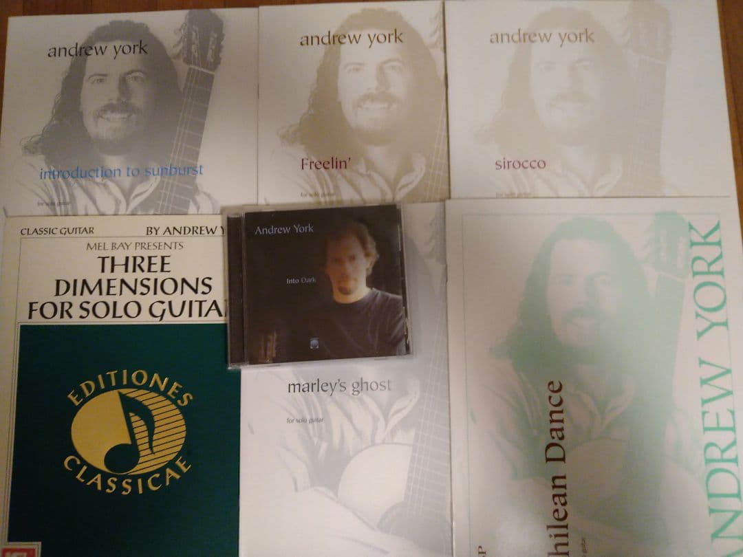 Andrew York アンドリュー・ヨーク 楽譜23冊 CD3枚セット