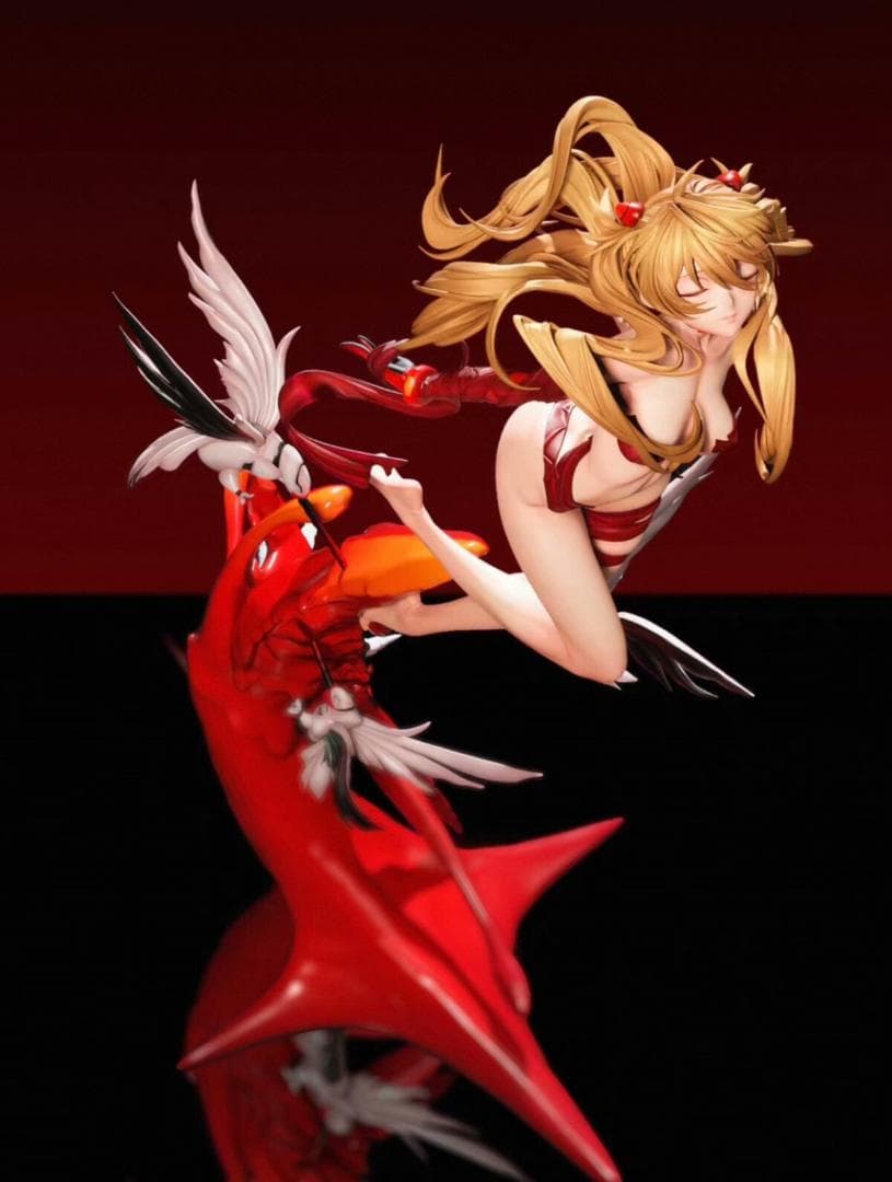 新世紀エヴァンゲリオン アスカ・おひめさま 樹脂 彫刻 フィギュア pro