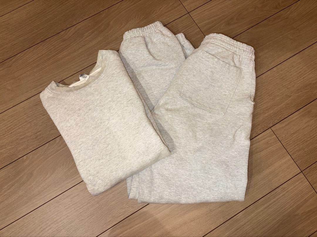 ロサンゼルスアパレルHeavy Fleece Crew Sweat セットアップ