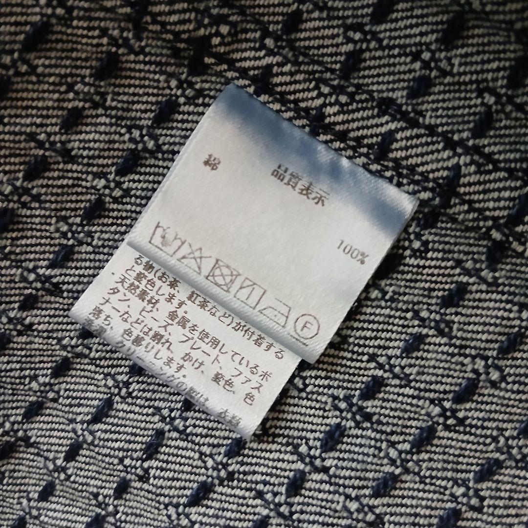 【Pal'las Palace】インディゴデニム　ノーカラージャケット