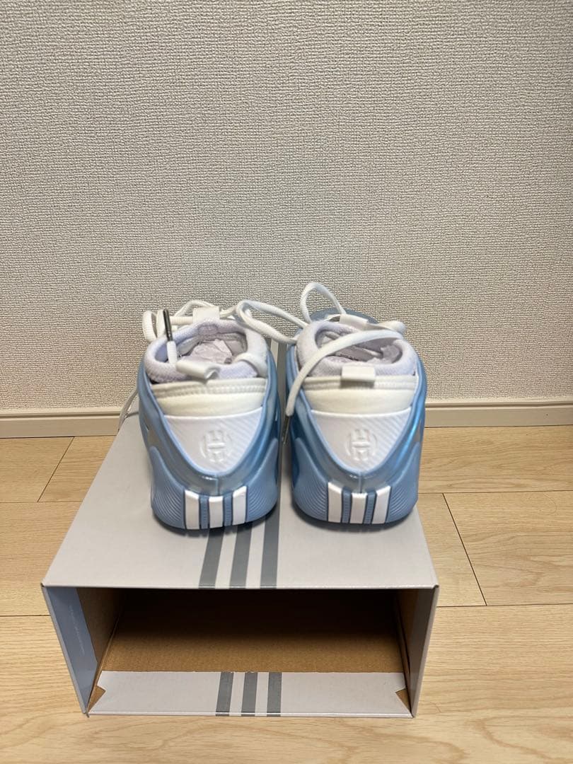 adidas バスケットシューズ 青/白　ハーデン9