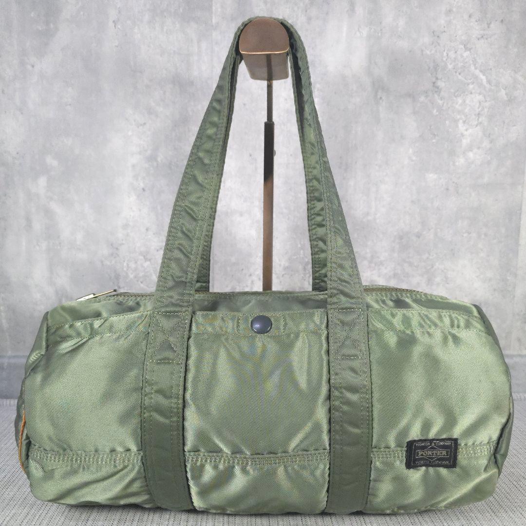 希少　PORTER　ポーター　タンカー　DUFFLE BAG　セージグリーン
