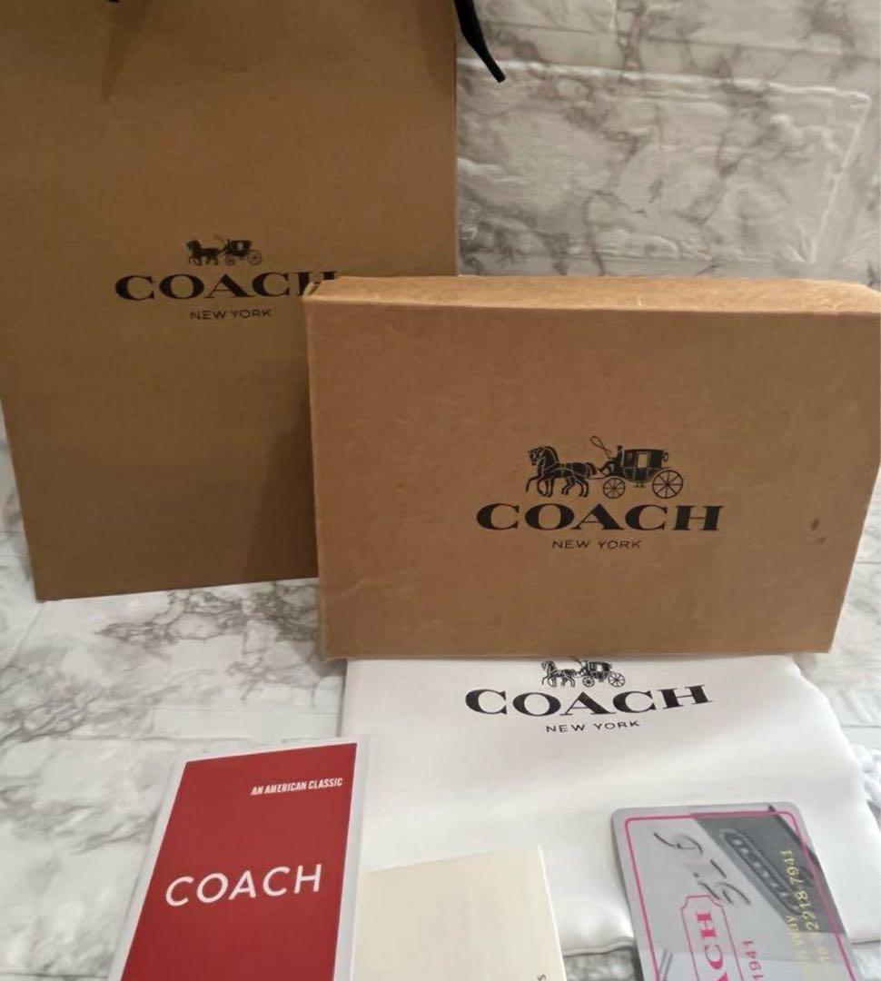 【新品】COACH 長財布 ブラウン/ベージュ