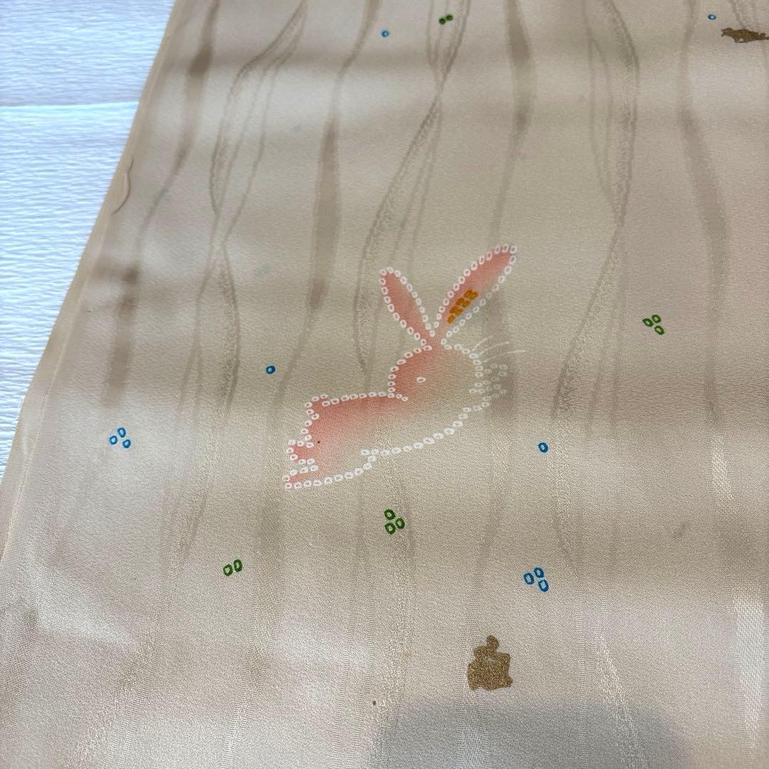 長襦袢　反物　正絹　小松ちりめん　八丁撚糸使用