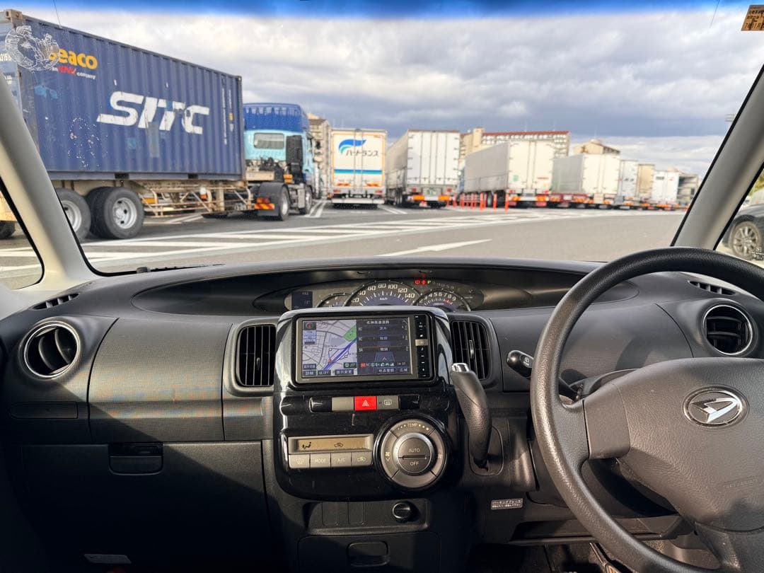 ダイハツ タントカスタム 車検 ナビ フルセグ 軽自動車 スマートキー ブラック