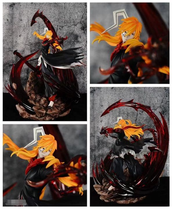 BLEACH  黒衣少年図 黒崎一護1/6ガレージキット ガレキ スタチュー①⑥
