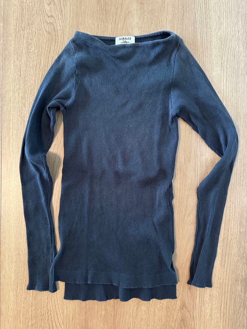 AURALEE ロンハーマン ネイビー 長袖