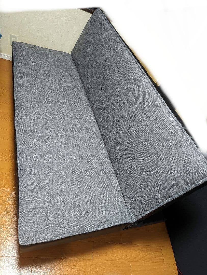 引き取り限定セール‼️グレー　ソファベッド　ほぼ未使用！美品！