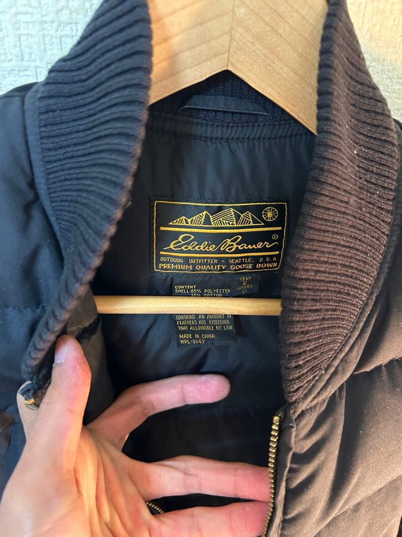 Eddie Bauer ネイビー ダウンベスト