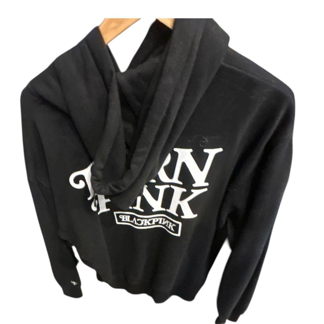 【値下げ可】BLACKPINK×VERDY パーカー ブラック　M サイズ