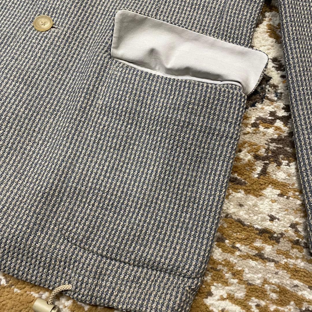 80-90s Dead stock　Pure Silk Tweed Setup