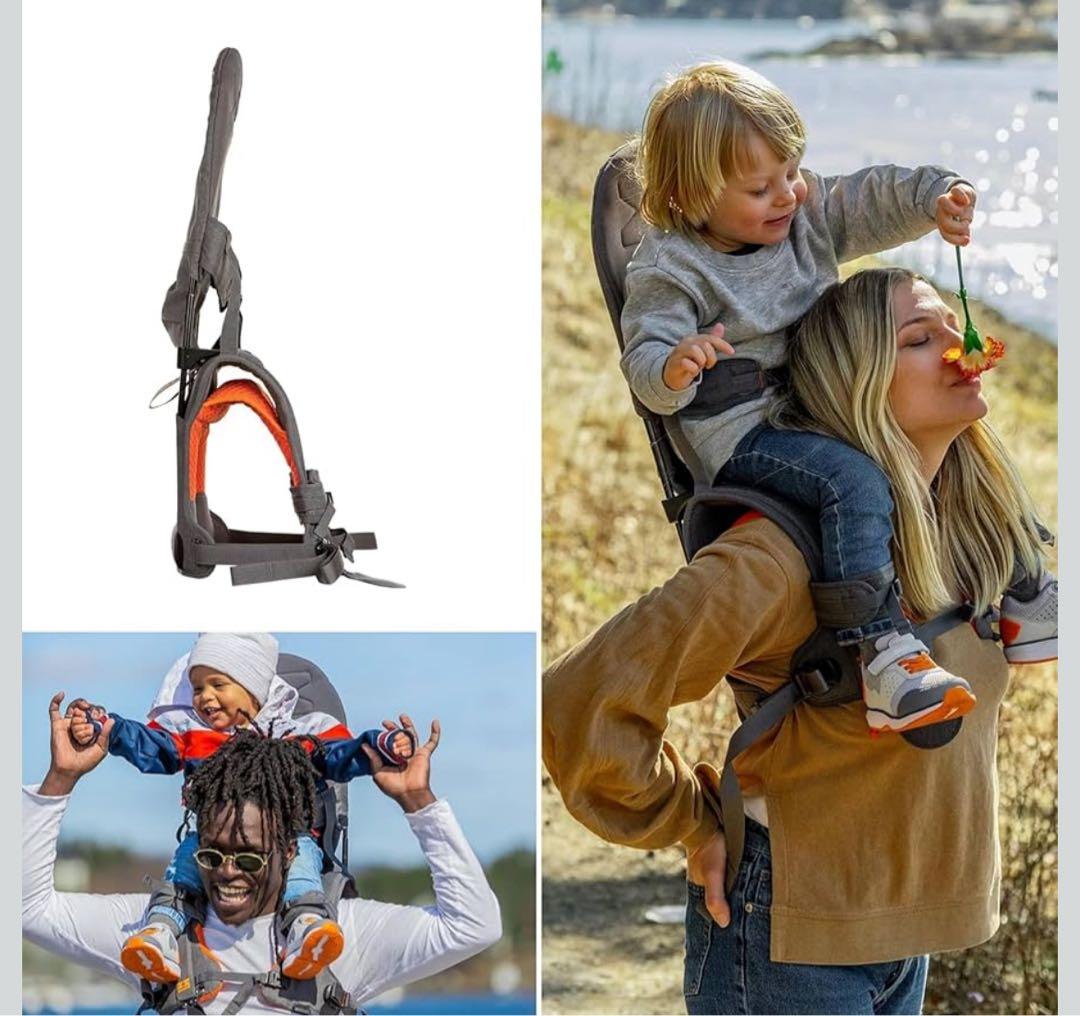 MINIMEIS 肩車キャリアミニマイス G4 ライトグレー/オレンジ